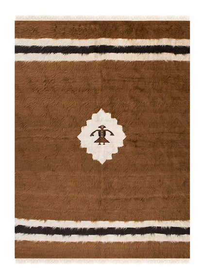 5x7, 4'7 x 6'10 ft, Siirt Blanket Kilim Rug, Siirt Blanket