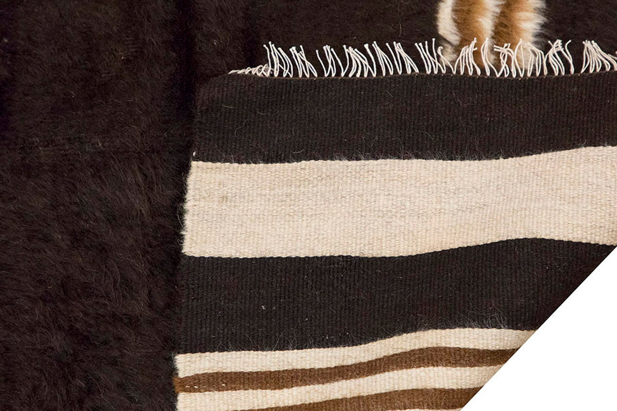 5x7, 5'3 x 6'9 ft, Siirt Blanket Kilim Rug, Siirt Blanket