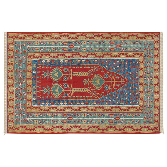 5x7.5 feet Kilim,5x7 Kilim Rug,Turkish Kilim Rug,Oushak Kilim,Handwoven Kilim, Handspun Wool Kilim Rug,New Kilim Rug,Natural Color Kilim