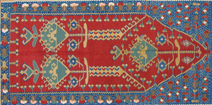 5x7.5 feet Kilim,5x7 Kilim Rug,Turkish Kilim Rug,Oushak Kilim,Handwoven Kilim, Handspun Wool Kilim Rug,New Kilim Rug,Natural Color Kilim