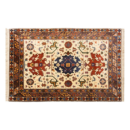 5x7 Caucasian Design Rug, Turkish Carpet, New Production Handmade Rug, 5'5 x 6'8 ft, 166x203 cm