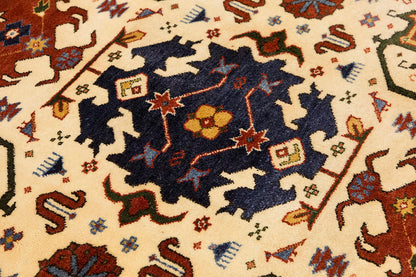 5x7 Caucasian Design Rug, Turkish Carpet, New Production Handmade Rug, 5'5 x 6'8 ft, 166x203 cm