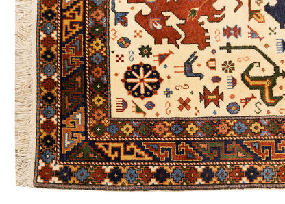5x7 Caucasian Design Rug, Turkish Carpet, New Production Handmade Rug, 5'5 x 6'8 ft, 166x203 cm