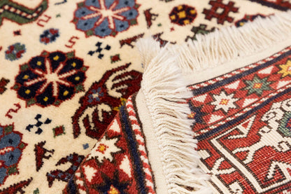 5x7 Caucasian Design Rug, Turkish Carpet, New Production Handmade Rug, 4'7 x 7'5 ft, 140x225 cm