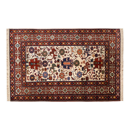 5x8 Caucasian Design Rug, Turkish Carpet, New Production Handmade Rug, 4'9 x 7'7 ft, 145x230 cm