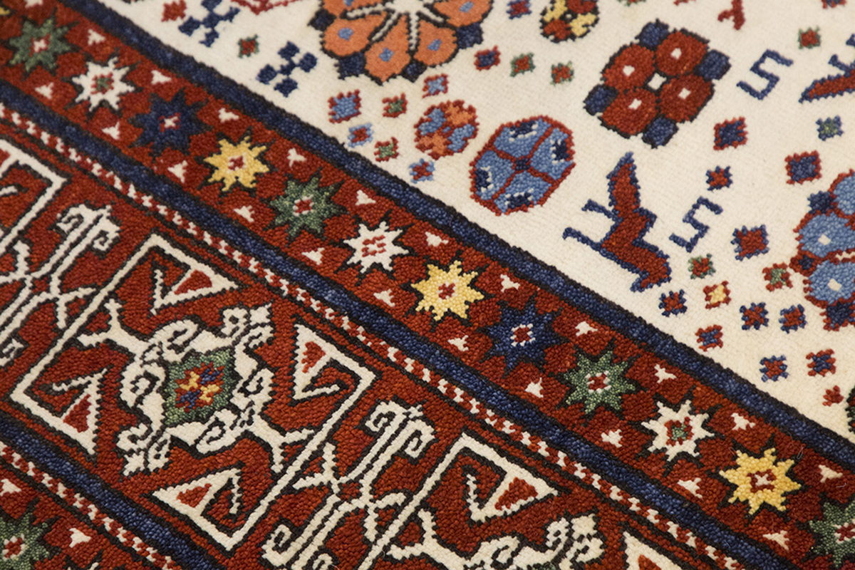5x8 Caucasian Design Rug, Turkish Carpet, New Production Handmade Rug, 4'9 x 7'7 ft, 145x230 cm