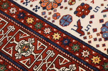 5x8 Caucasian Design Rug, Turkish Carpet, New Production Handmade Rug, 4'9 x 7'7 ft, 145x230 cm