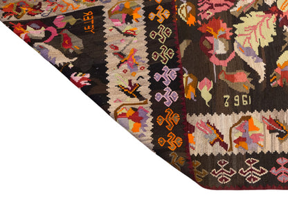 6.5 x 12.4 ft Kilim, Antique Turkish Kilim, Erzurum Bardız