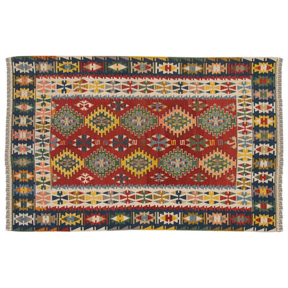 6.5x9.10 feet Kilim,6x10 Kilim Rug,Turkish Kilim Rug,Oushak Kilim,Handwoven Kilim, Handspun Wool Kilim Rug,New Kilim Rug,Natural Color Kilim