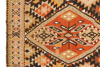 6 x 12.8 ft kilim, Vintage Caucasian Kilim