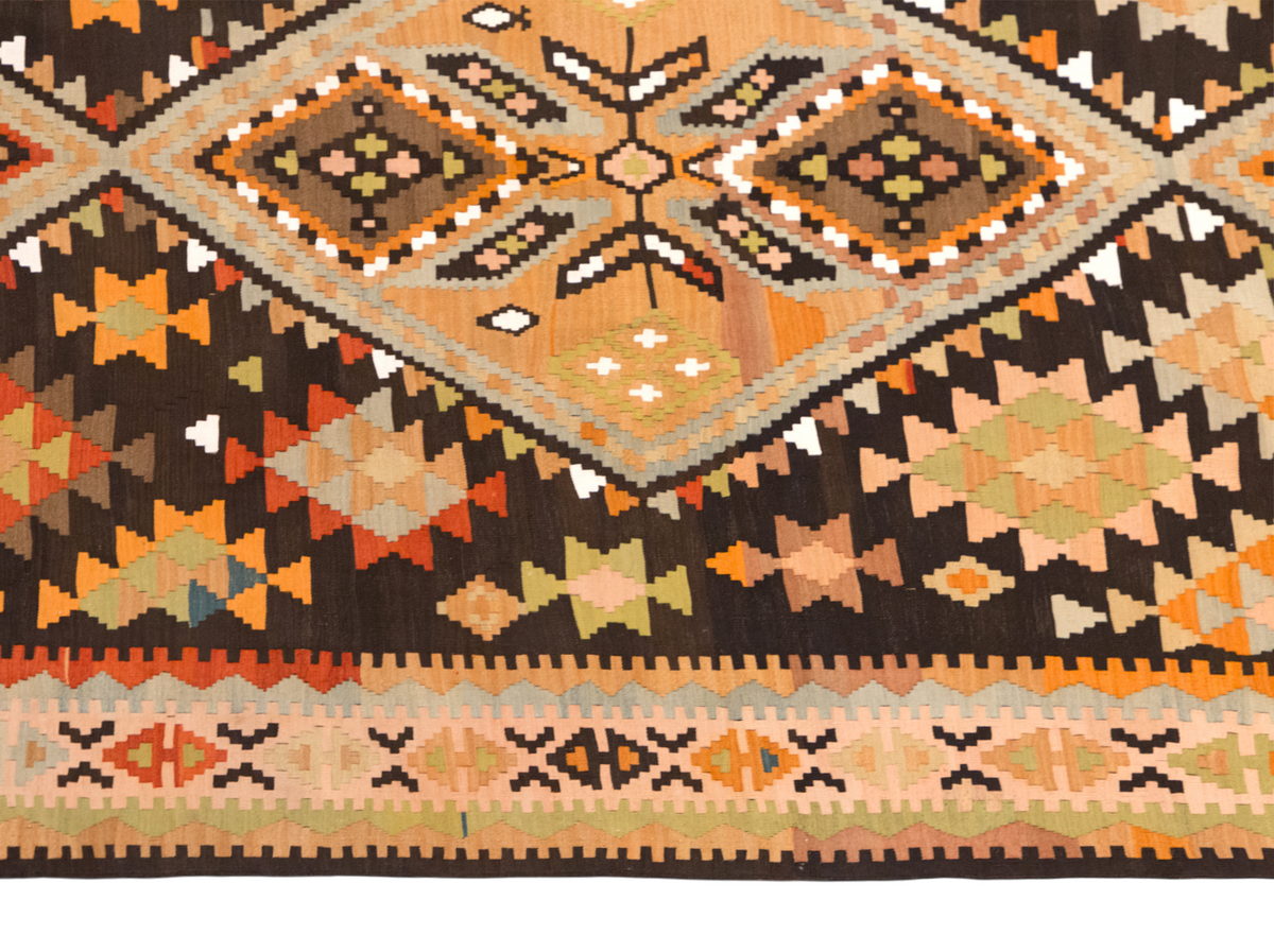 6 x 12.8 ft kilim, Vintage Caucasian Kilim