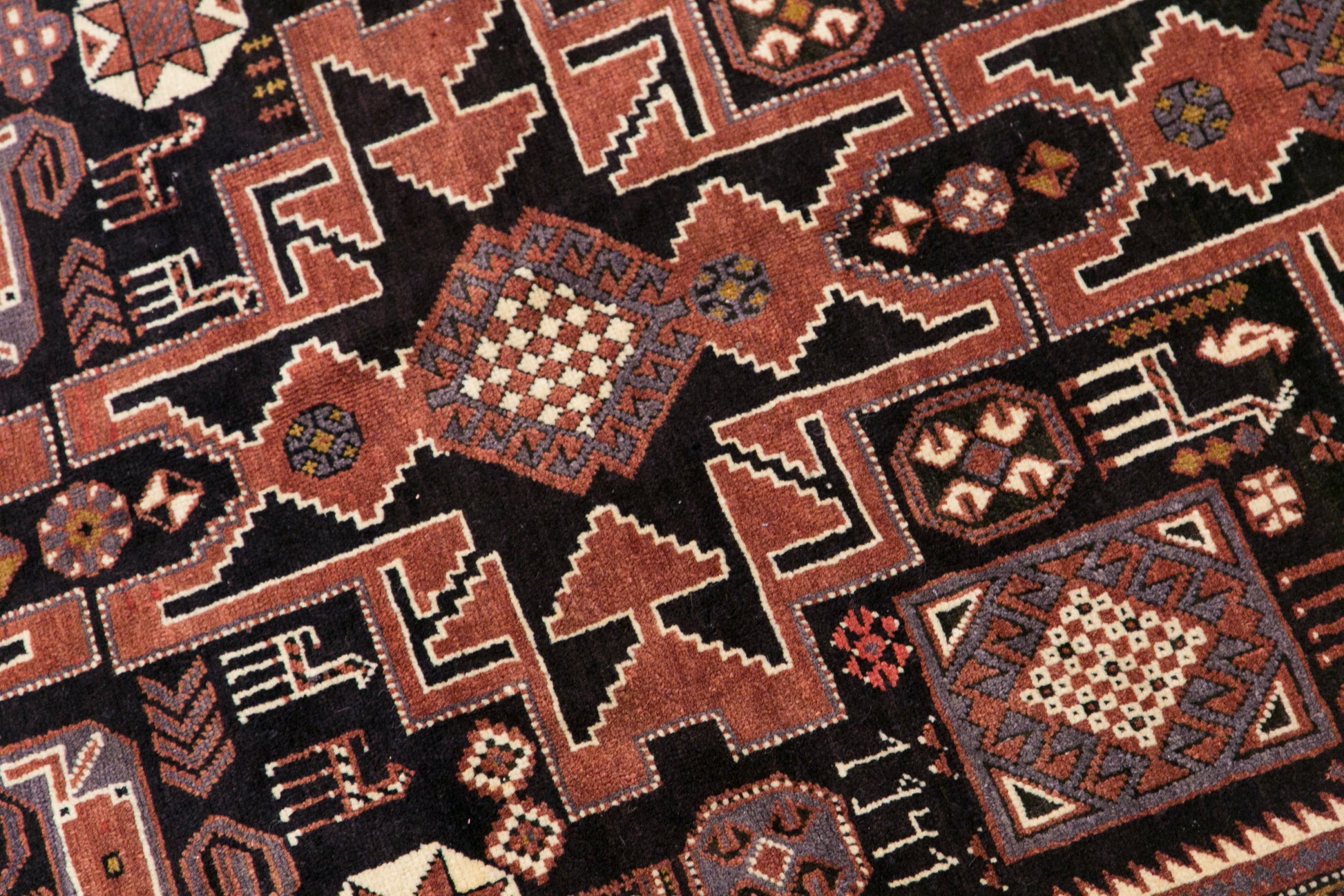 60+ Years Old Handmade Oushak Rug, 4'9" x 7'5" (145x225 cm)