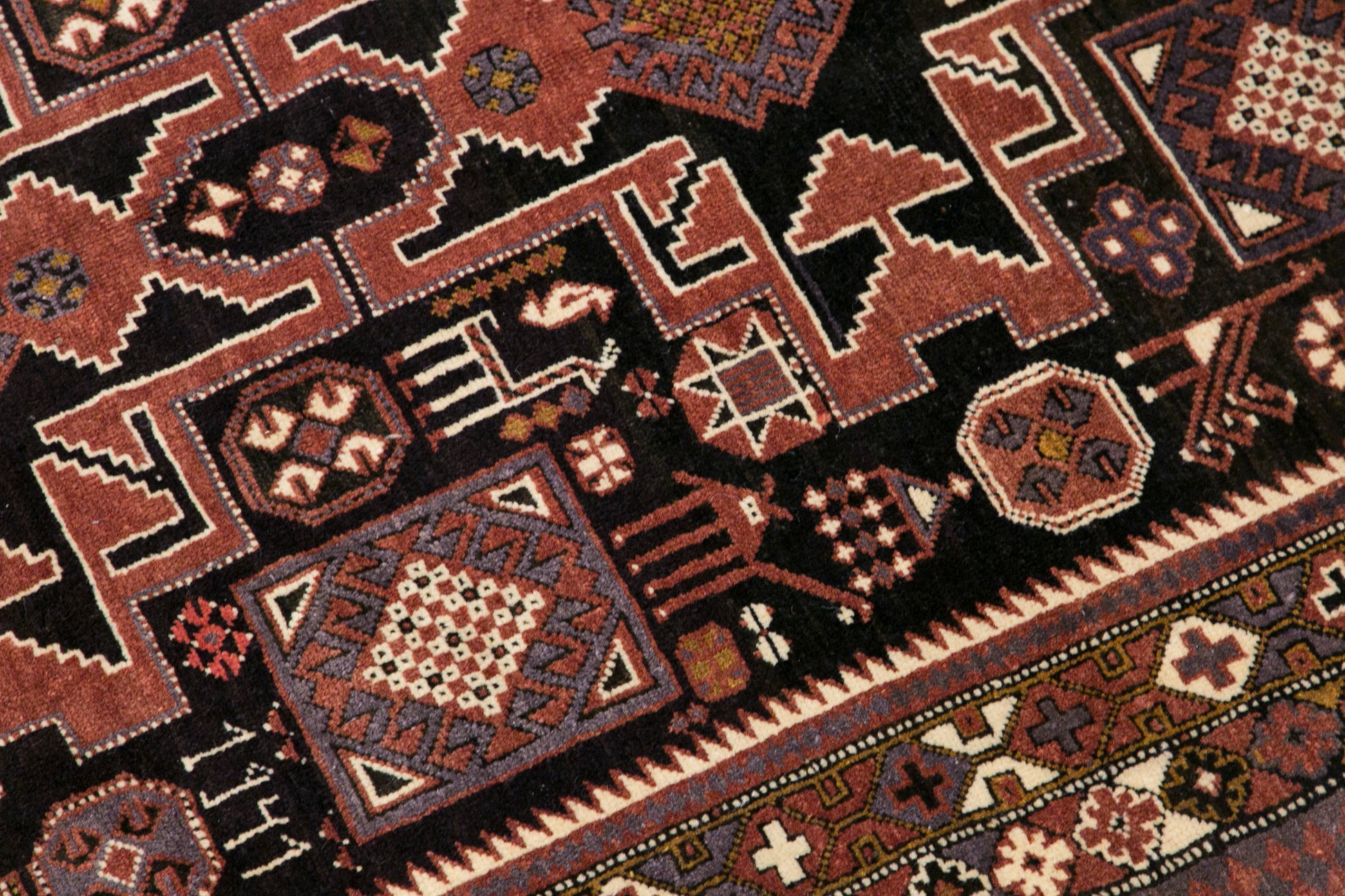 60+ Years Old Handmade Oushak Rug, 4'9" x 7'5" (145x225 cm)