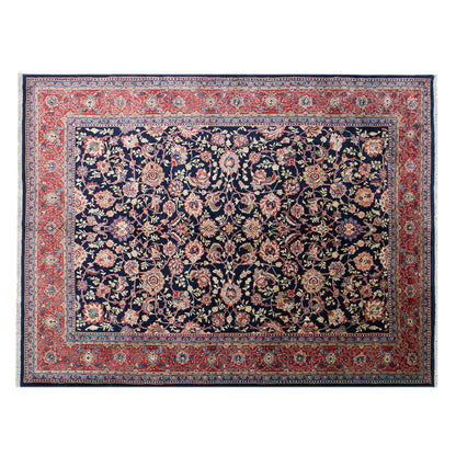 60+ Years Old Handmade Oushak Rug, 9'2" x 12'4" (280x375 cm)