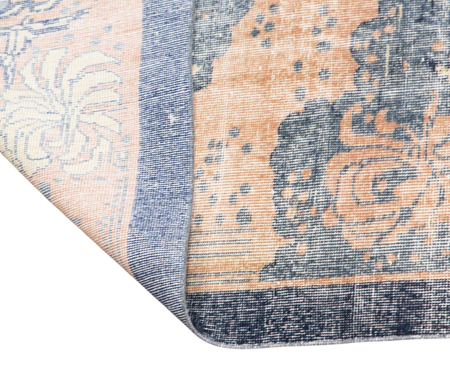 60+ Years Old Vintage Rug,  202 x 315 cm (6'8" x 10'4")