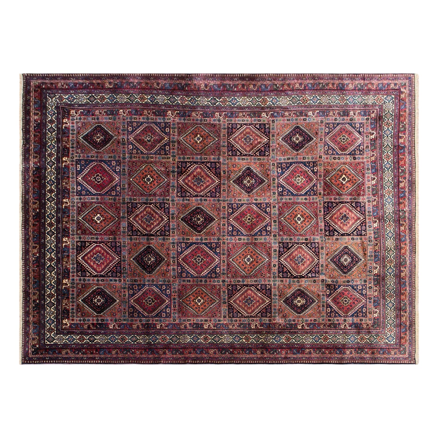 60+ Years Old Vintage Turkish Oushak Rug , 305 x 370 cm / 10.0 x 12.1 ft