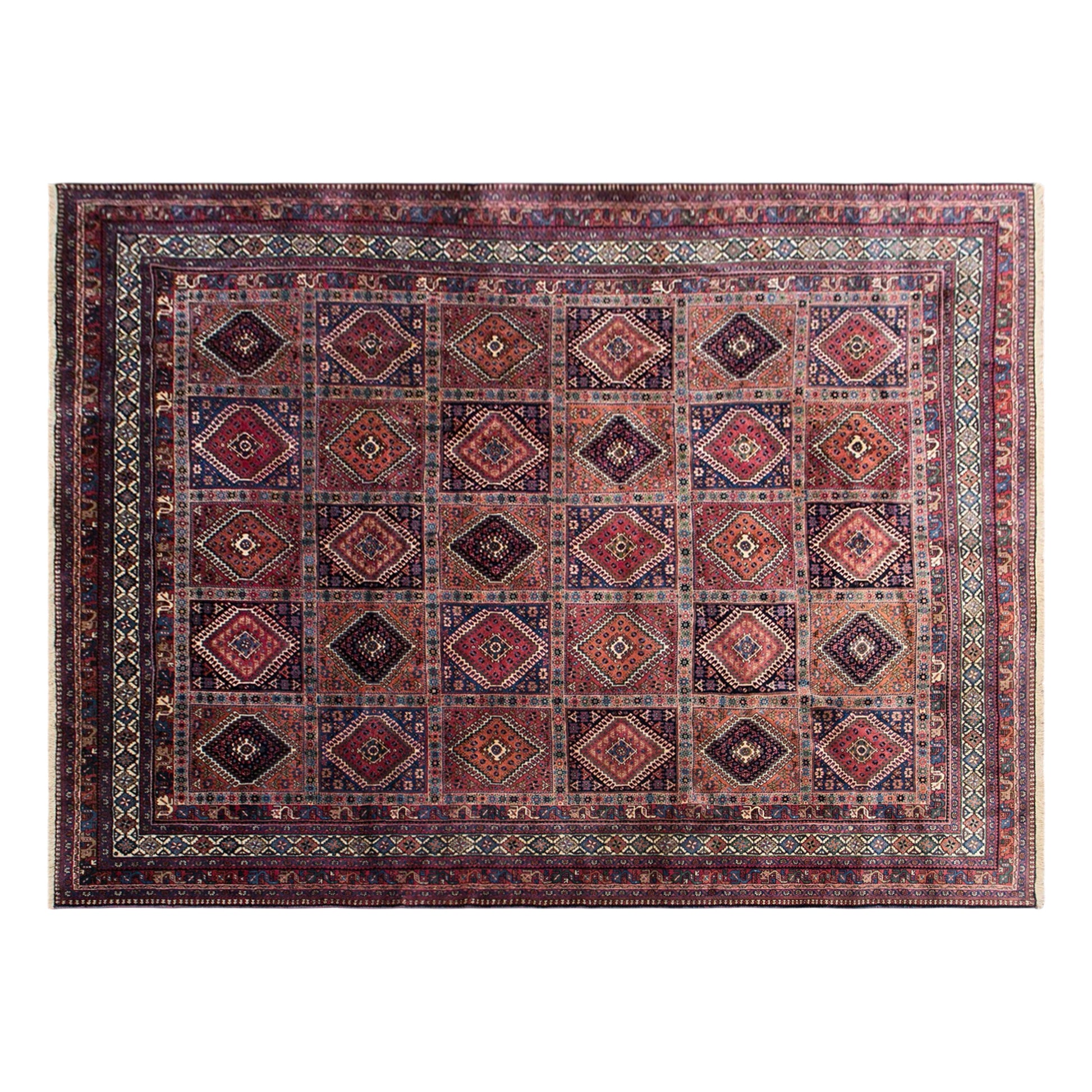 60+ Years Old Vintage Turkish Oushak Rug , 305 x 370 cm / 10.0 x 12.1 ft
