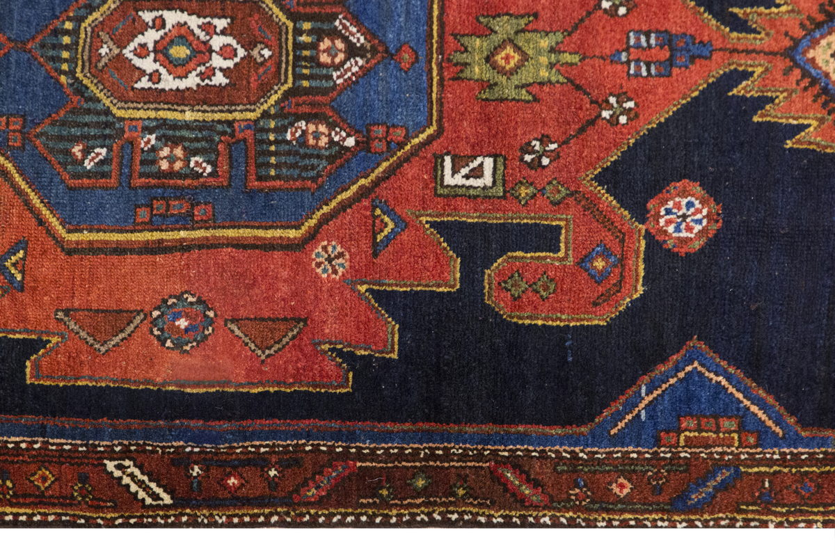 Vintage Turkish Oushak Rug Runner - 113x400 cm / 3'8 x 13'1 feet