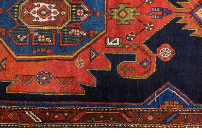 Vintage Turkish Oushak Rug Runner - 113x400 cm / 3'8 x 13'1 feet