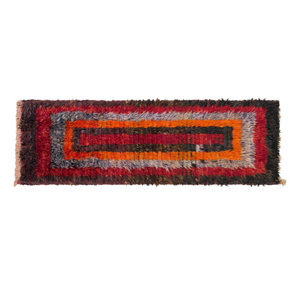 60+ Years Old Vintage Turkish Tulu Rug – 98 x 300 cm (3'3" x 9'10")