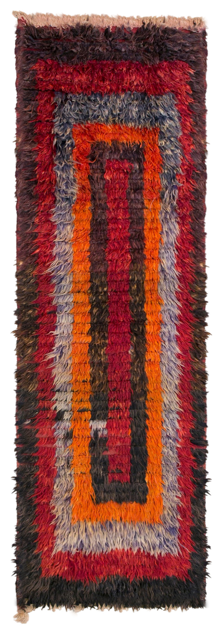 60+ Years Old Vintage Turkish Tulu Rug – 98 x 300 cm (3'3" x 9'10")
