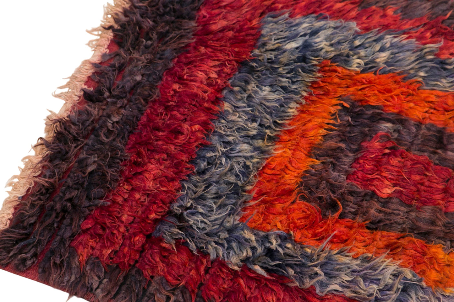 60+ Years Old Vintage Turkish Tulu Rug – 98 x 300 cm (3'3" x 9'10")