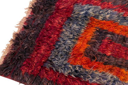 60+ Years Old Vintage Turkish Tulu Rug – 98 x 300 cm (3'3" x 9'10")