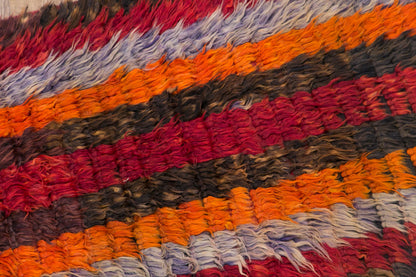 60+ Years Old Vintage Turkish Tulu Rug – 98 x 300 cm (3'3" x 9'10")