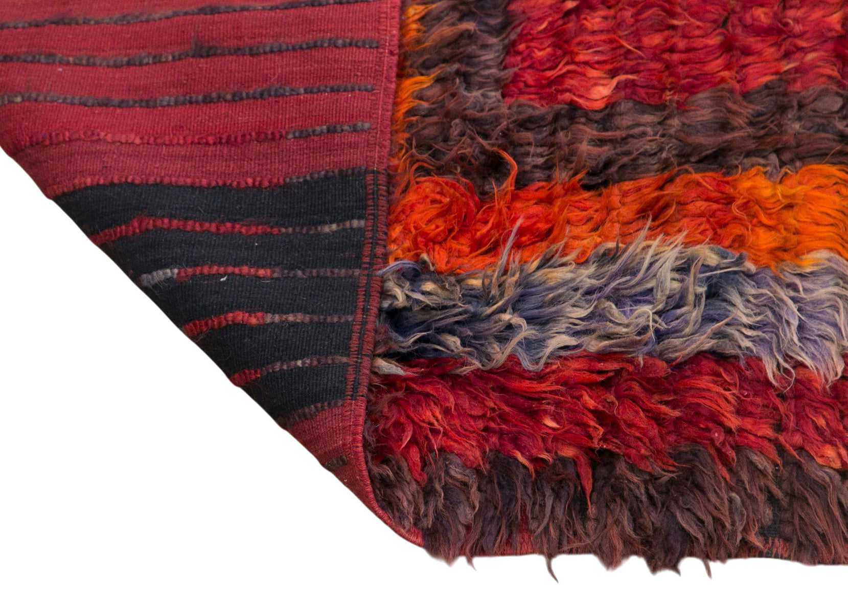 60+ Years Old Vintage Turkish Tulu Rug – 98 x 300 cm (3'3" x 9'10")