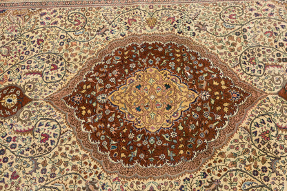 Large Vintage Bohemian Rug – 195x295 cm / 6'5"x9'8"
