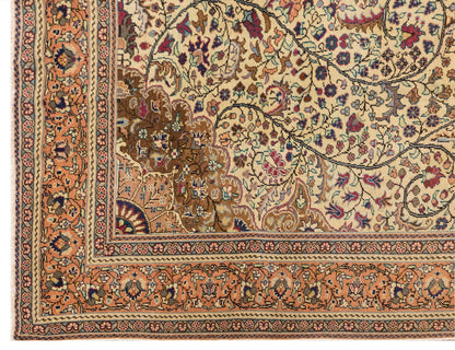 Large Vintage Bohemian Rug – 195x295 cm / 6'5"x9'8"