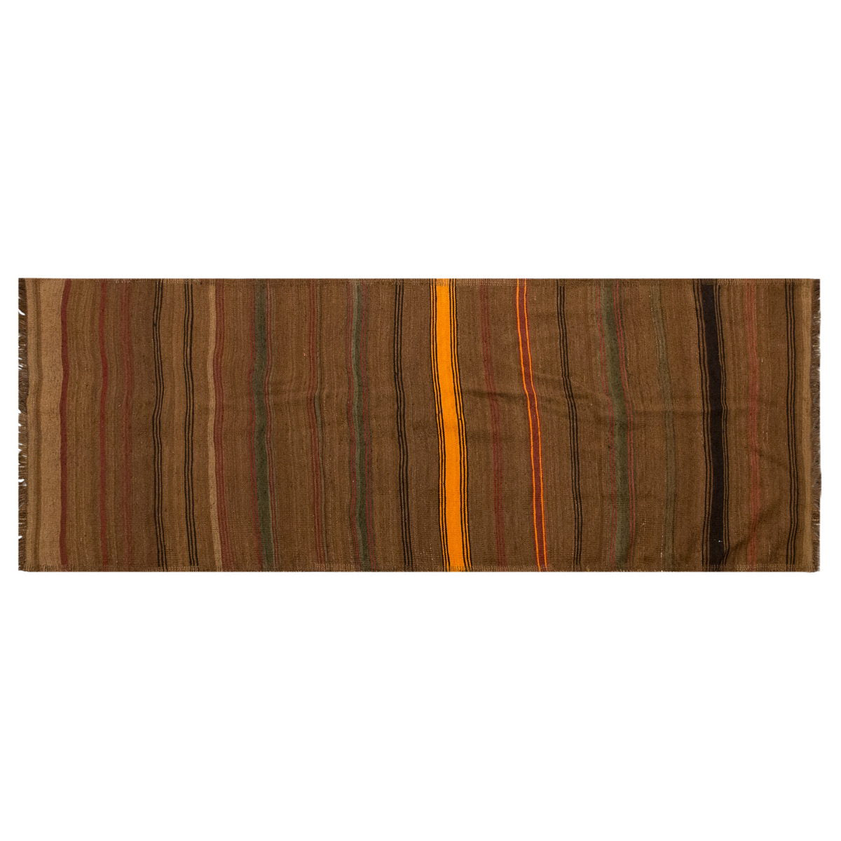 Handmade Turkish Kilim Runner – 110 x 295 cm / 3.6 x 9.7 ft