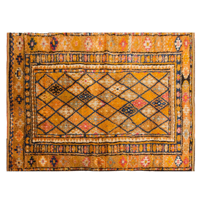 Handmade Vintage Turkish Oushak Rug – 155 x 210 cm / 5.1 x 6.9 ft