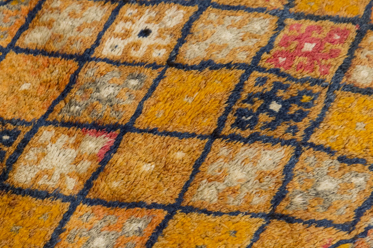Handmade Vintage Turkish Oushak Rug – 155 x 210 cm / 5.1 x 6.9 ft