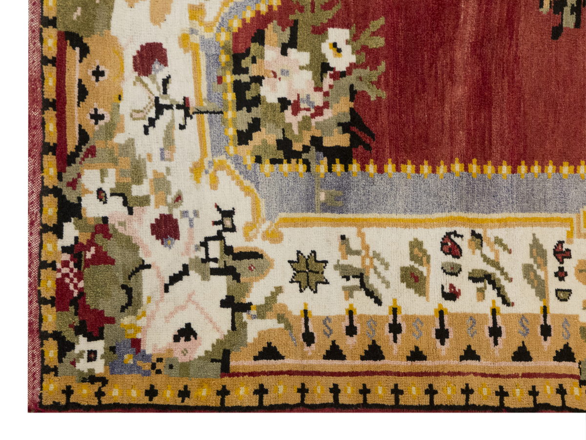 Vintage Turkish Oushak Rug, 165 x 255 cm / 5.4 x 8.4 ft