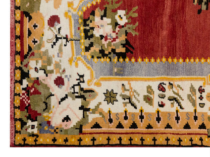 Vintage Turkish Oushak Rug, 165 x 255 cm / 5.4 x 8.4 ft