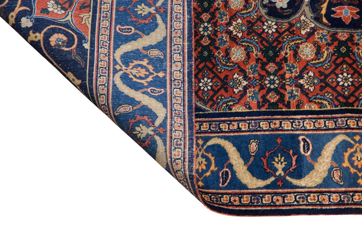 Vintage Hand-Spun Wool Oushak Rug  – 172x273 cm / 5'7" x 8'11"