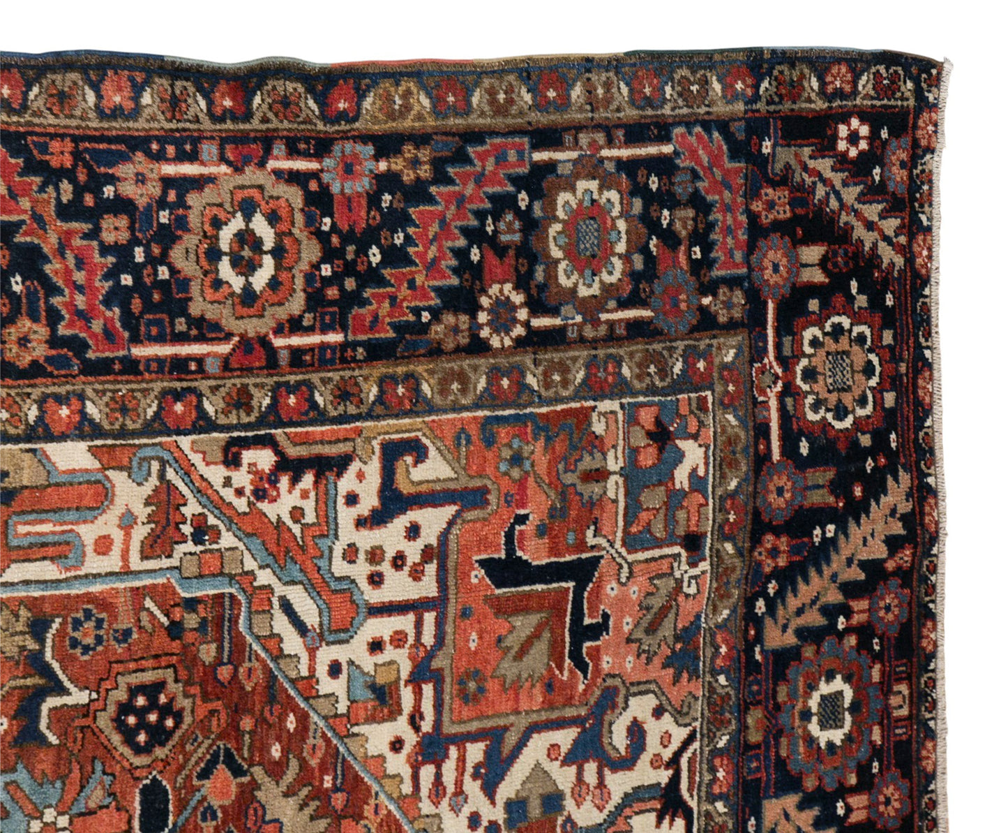60+ Yrs  Handmade Wool Area Rug – 260 x 345 cm / 8.5 x 11.3 ft