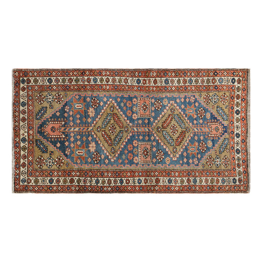 60+ Yrs  Wool Area Rug – 95 x 185 cm / 3.1 x 6.1 ft