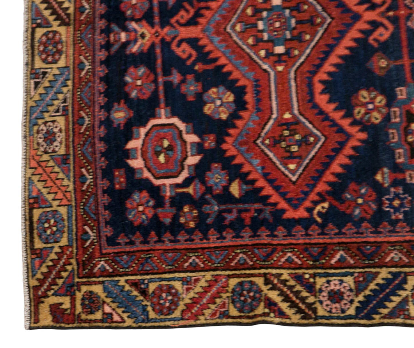 60+ Yrs Handmade Wool Rug – 97 x 130 cm / 3.2 x 4.3 ft