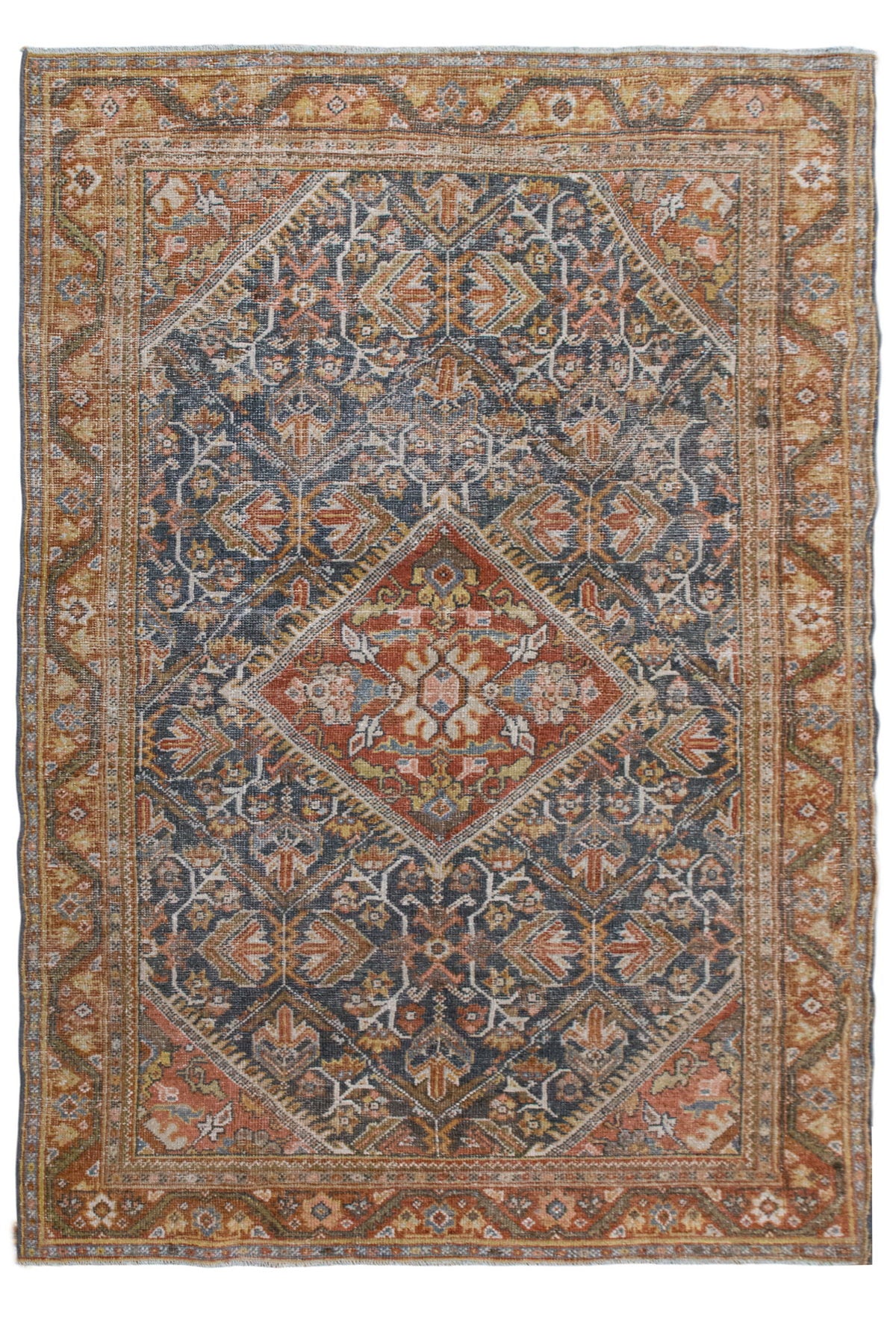 Vintage Oushak Rug - 125x200 cm / 4'1" x 6'7" feet