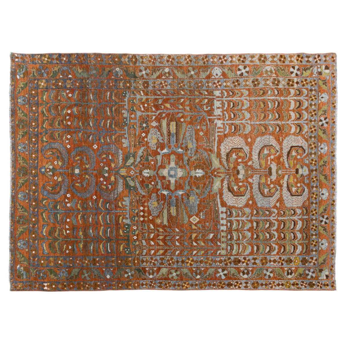 Vintage Oushak Rug - 145x202 cm / 4'9" x 6'7" feet