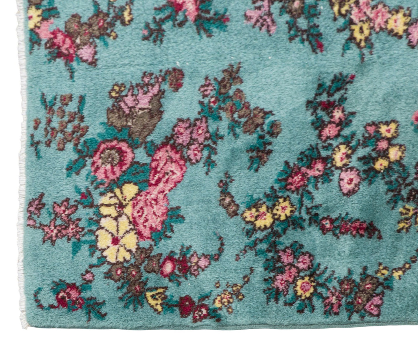 60+ Yrs Old Vintage Turkish Oushak Rug, 147x305 cm / 4.10x10 ft