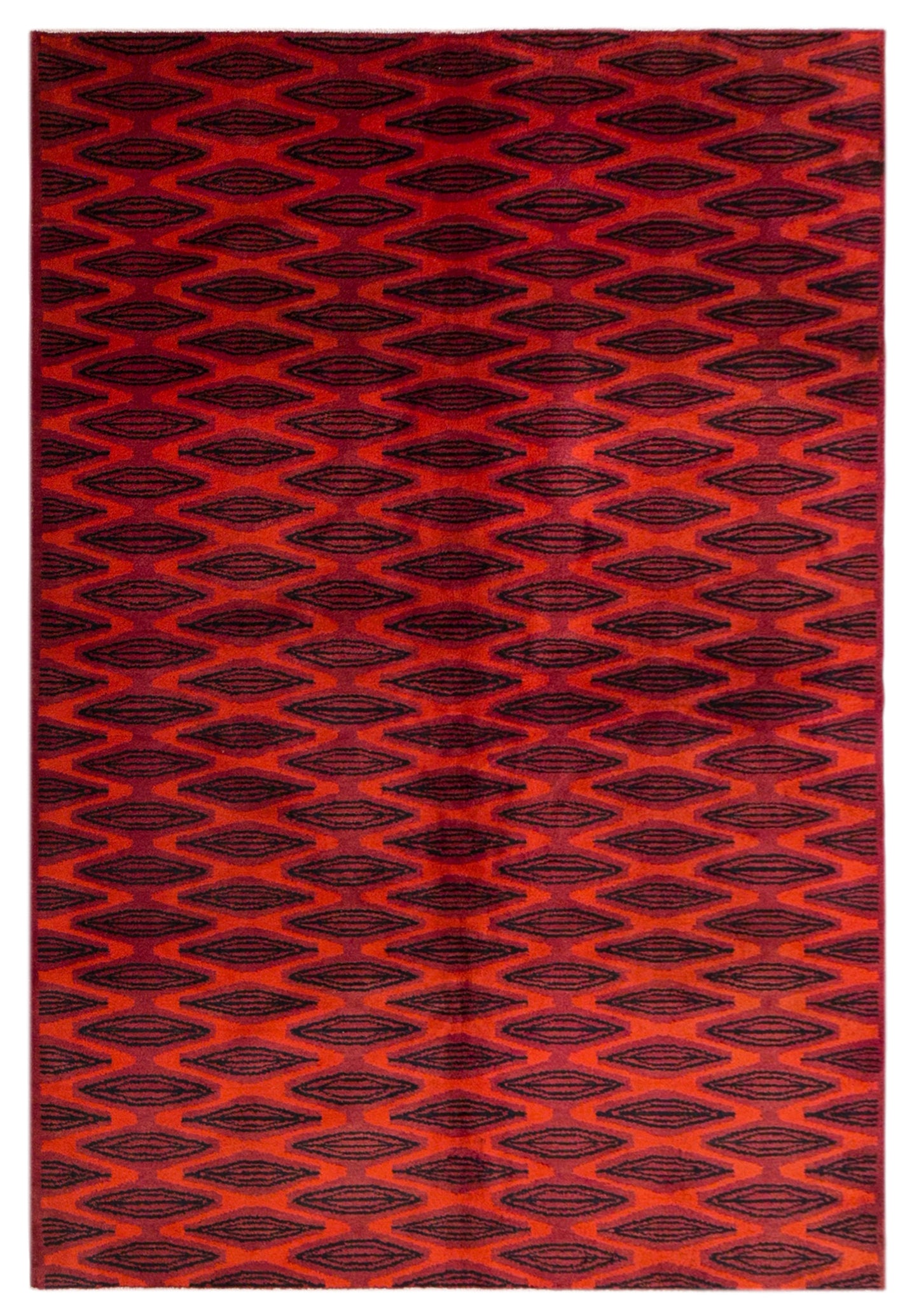 60+ Yrs Old Vintage Turkish Oushak Rug, 205x305 cm / 6.9x10 ft