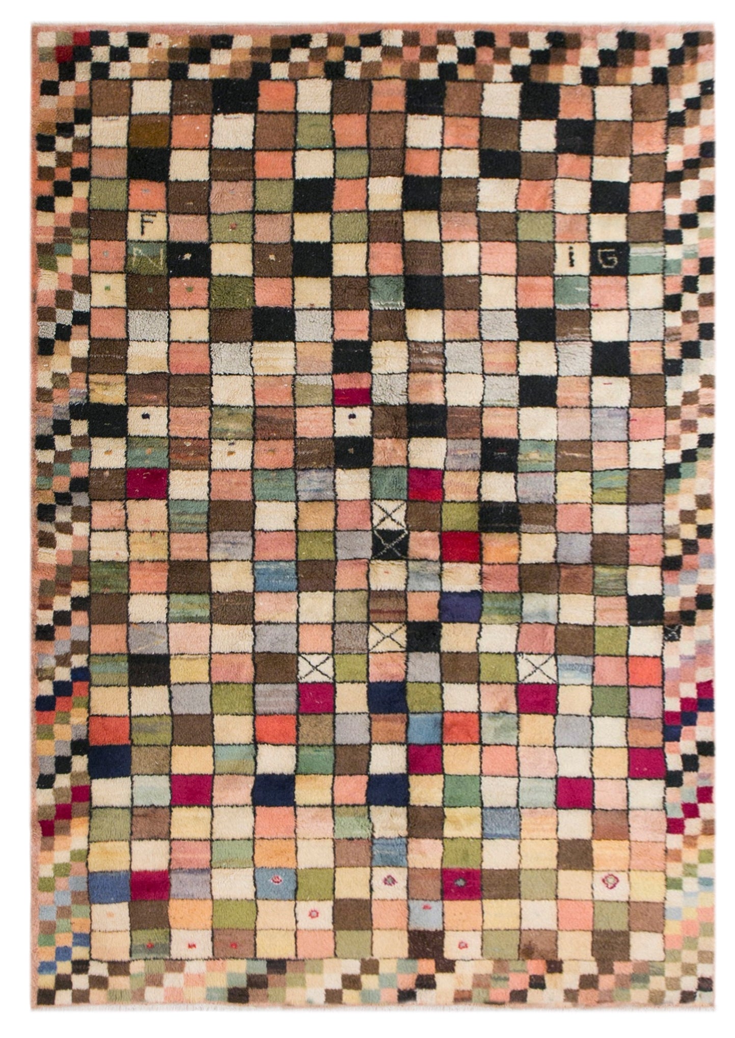 60+ Yrs Old Vintage Turkish Rug, 175x252 cm, 5.9x8.3 feet