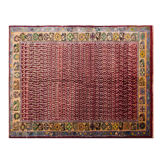 60+ Yrs Old Vintage Turkish Rug, 195x250 cm, 6.5x8.2 ft
