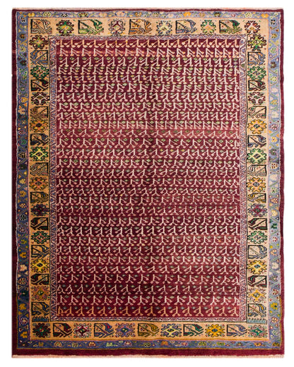 60+ Yrs Old Vintage Turkish Rug, 195x250 cm, 6.5x8.2 ft