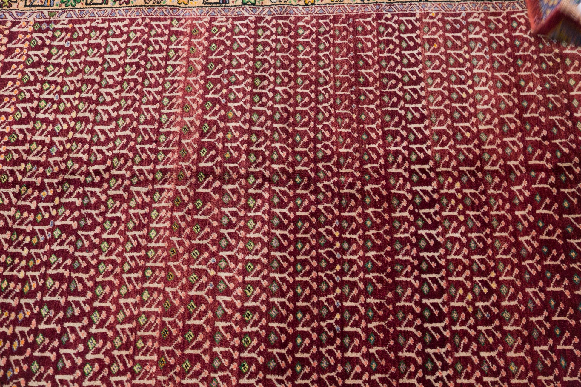 60+ Yrs Old Vintage Turkish Rug, 195x250 cm, 6.5x8.2 ft