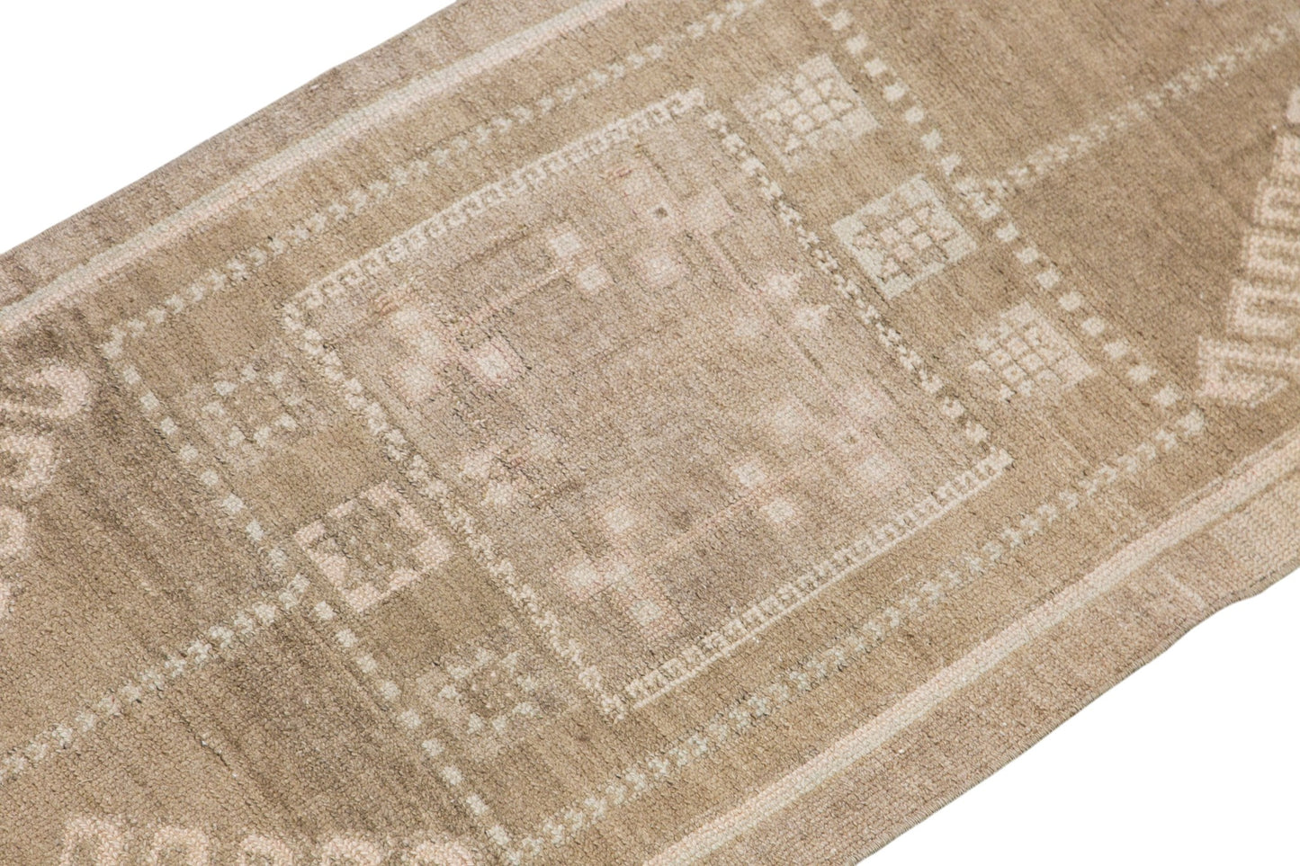 60+ Yrs Old Vintage Turkish Rug, 80x585 cm, 2.6x19.2 feet