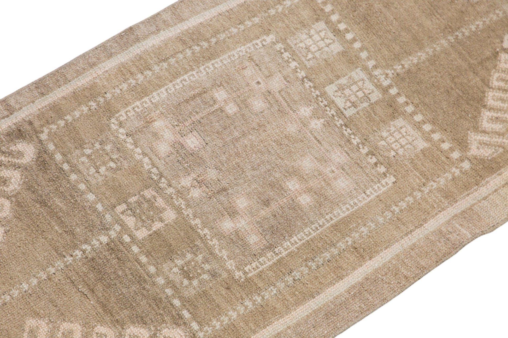 60+ Yrs Old Vintage Turkish Rug, 80x585 cm, 2.6x19.2 feet